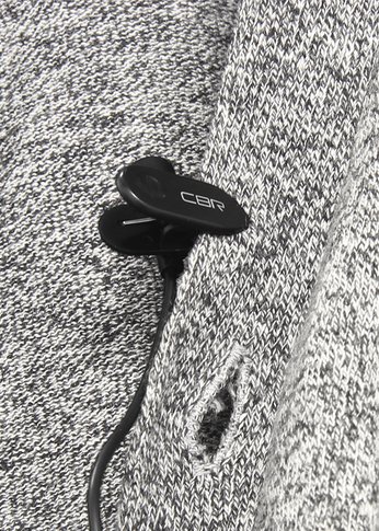 Микрофон CBR CBM 010 Black, "петличка" для использования с мобильными устройствами, разъём мини-джек 3,5 мм, длина кабеля 1,8 м, цвет чёрны