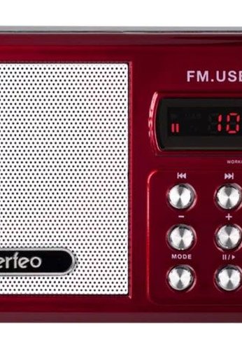 Радиоприемник Perfeo SV922 SOUND RANGER красный