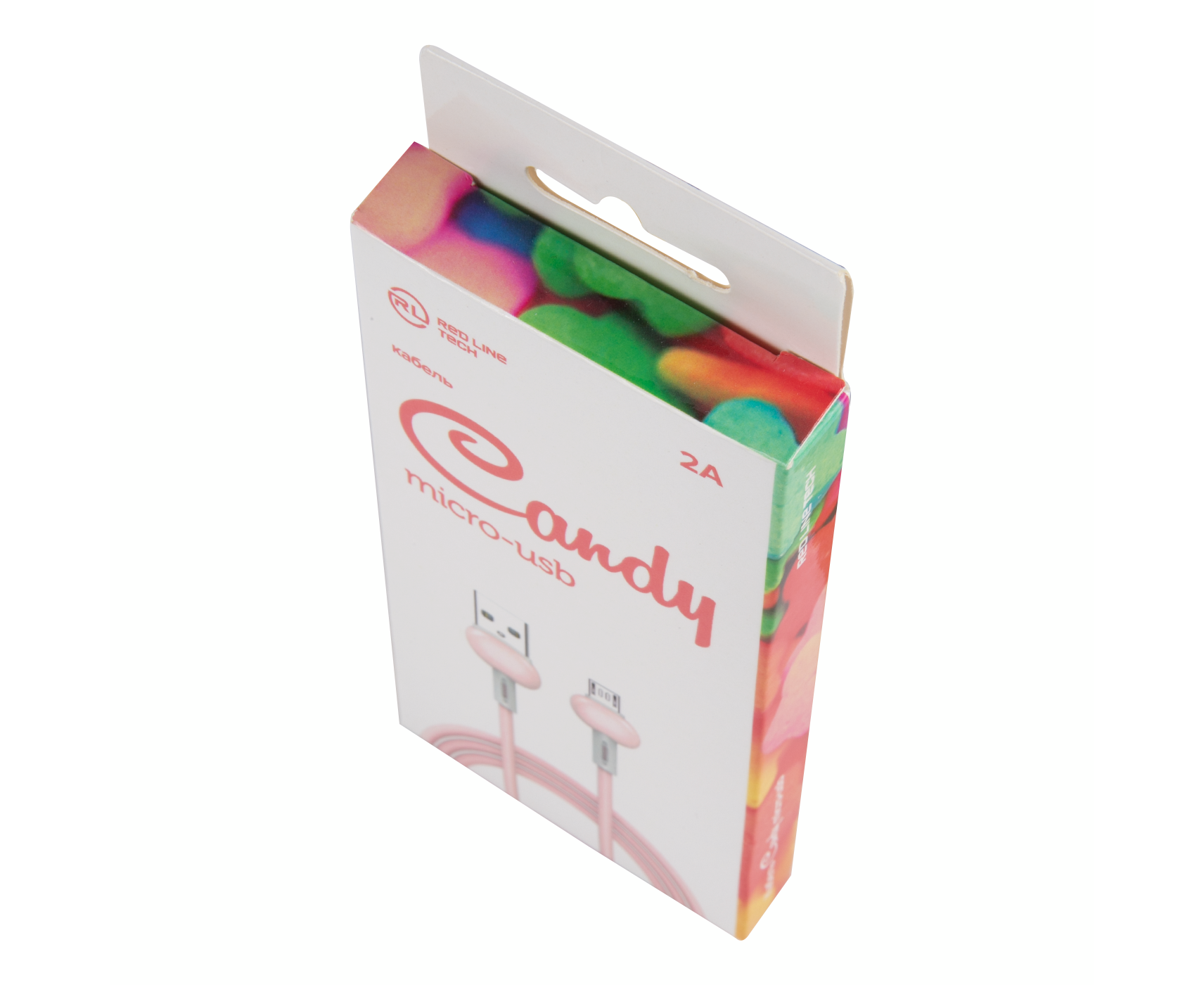 Купить дата-кабель red line candy usb - micro usb, розовый в Шатуре ...