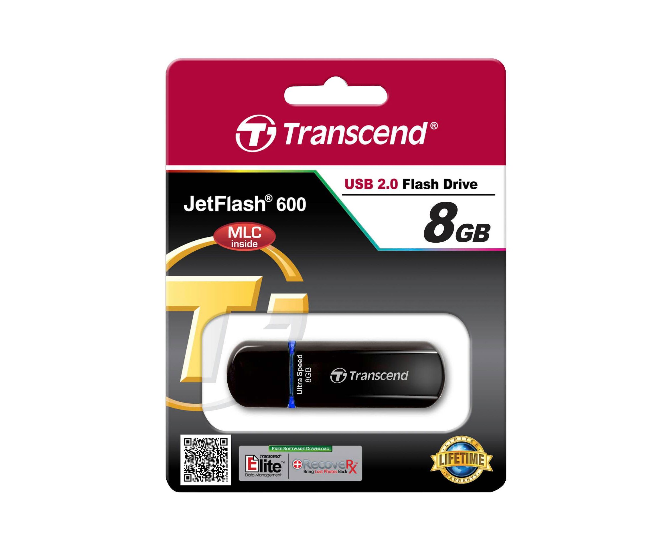 Купить flash drive 8g usb 2.0 transcend jetflash 600 (ts8gjf600) в ...