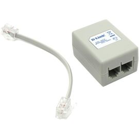  D-LINK DSL-30CF/RS, ADSL Сплиттер c телефонным кабелем 12 см 