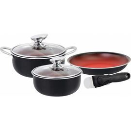  Набор посуды Pomi d'Oro P640556 Comodo set со съемной ручкой 