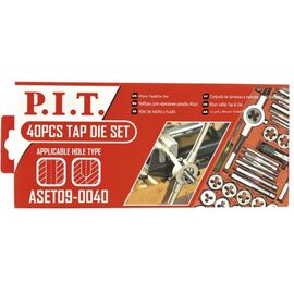  Набор для нарезания резьбы P.I.T. ASET09-0040 40шт 