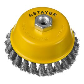  Щетка дисковая по металлу Stayer 35128-120 d=120мм d(посад.)=22мм (угловые шлифмашины) 