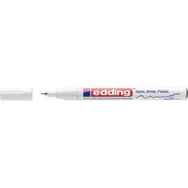  Маркер глянцевый лаковый Edding E-780#49 круглый наконечник/0,8 мм/белый 