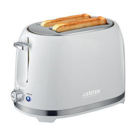  Тостер Centek СТ- 1432 (белый) 850Вт 7ур. прожарки, 2 тоста. поддон, стоп. подогрев. разморозка 
