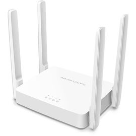  MERCUSYS AC10,AC1200 dual band wireless router, 300Mbpst at 2.4G and 867Mbps at 5G, 1 10/100Mbps WAN port + 2 10/100Mbps LAN ports, 4 external 5dBi antennas, support IPTV, IPv6,Parent Control, Russian configuration interface 