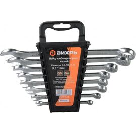  Набор комбинированных ключей Вихрь 73/6/5/7 8 шт. 6-19 
