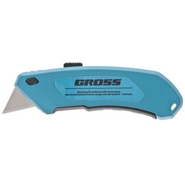  Нож Gross 78899 130 мм алюм, корпус/выдв, трапец/лезвие 18 мм 