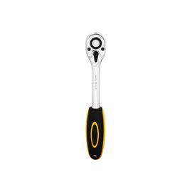  Ключ трещотка Deli DL2521 1/2" длина 255мм, 45 зубьев, шестерня Cr-Mo, быстросъемная 
