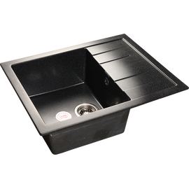  Мойка GranFest Quadro GF-Q-650 L мрамор, черный 