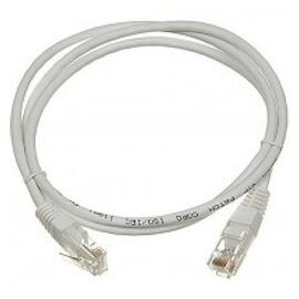  Патч-корд UTP5e, 1 м, многожильный, 26AWG, PVC, серый LANMASTER TWT-45-45-1.0-GY 