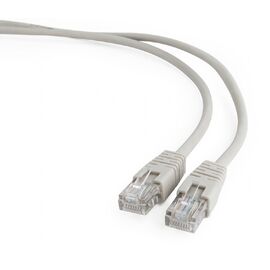  Патч-корд UTP5e, 7.5 м, литой, многожильный, биметалл CCA, 26AWG, PVC, серый CABLEXPERT PP12-7.5M 