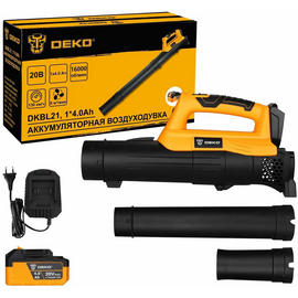  Воздуходувка аккумуляторная DEKO DKBL21 (063-4363) садовая 20В, 1x3.0Ач 