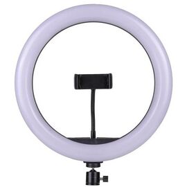  Кольцевая лампа M-33 с пультом на проводе, диаметр 33см, в коробке (White) 