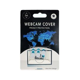  Шторка для веб-камер универсальная, для смартфона, для ноутбука, для планшета, белый (Комплект 3шт) 