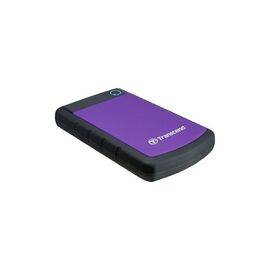  HDD ext 2.5" 1.0TB USB3.0 Transcend StoreJet 25H3, прорезиненный, чёрный/фиолетовый (TS1TSJ25H3P) военный стандарт MIL-STD-810F 516.5 