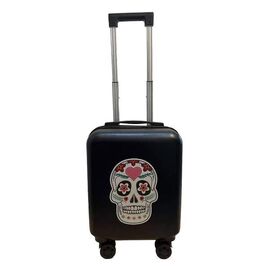 Чемодан для детей LATS 675 Череп черный 