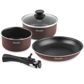  Набор посуды Rondell Kortado RDA-1012BN коричневый 