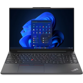  Ноутбук Lenovo ThinkPad E16 G2 (21M5S09E00) Ryzen 7 7735HS 16Gb SSD512Gb AMD Radeon 16" IPS WUXGA (1920x1200) без ОС black WiFi BT Cam 