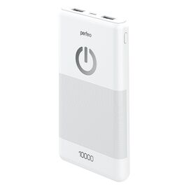  Внешний аккумулятор Perfeo PF-B4297 10000 mAh (белый) 