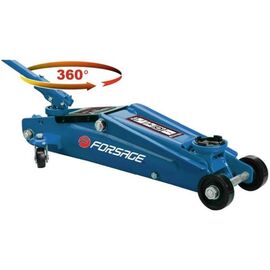  Домкрат подкатной Forsage F-T83003C (4084) гидравлический с вращающейся ручкой 3т узкая база 