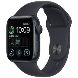  Apple Watch Series SE Gen 2 2024 40 мм Midnight Aluminium Case, Midnight Sport Band (S/M,M/L) 