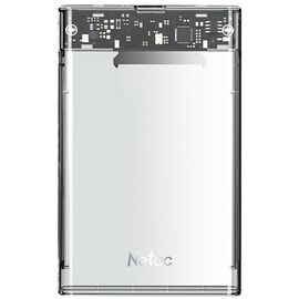  Внешний корпус NETAC WH11 (NT07WH11-30СC) для HDD/SSD 2.5" SATA - USB3.0 прозрачный, C to C cable 
