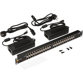  Патч-панель Lanmaster LAN-PP24-POE/A2 19" 1U 24xRJ45 кат.5e 