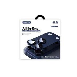  Защитное стекло SupGlass All-in-one Camera lens Protector Anti Glare SG-36 17 Pro(6.3) Blue 