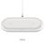  Беспроводная зарядка Borofone BQ7 Prominent dual 10W wireless fast charger, white 