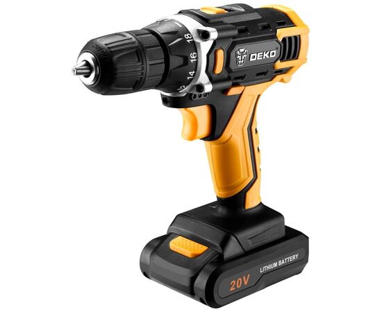  Дрель аккумуляторная DEKO DKCD 20 FU-Li SET3 20v 2*1.5Ah Li-Ion 063-4177 
