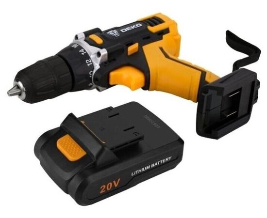  Дрель аккумуляторная DEKO DKCD 20 FU-Li SET3 20v 2*1.5Ah Li-Ion 063-4177 