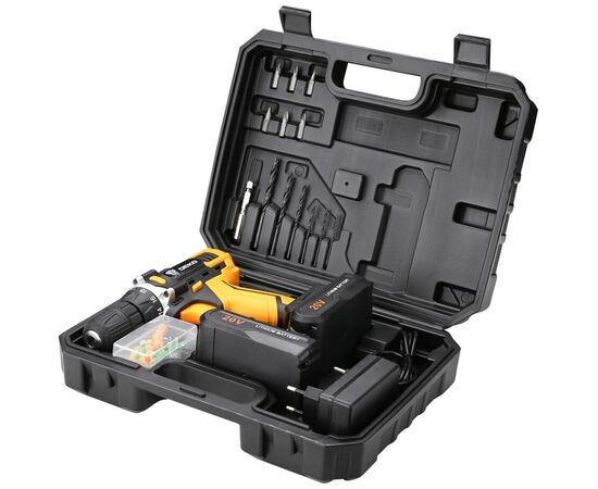  Дрель аккумуляторная DEKO DKCD 20 FU-Li SET3 20v 2*1.5Ah Li-Ion 063-4177 