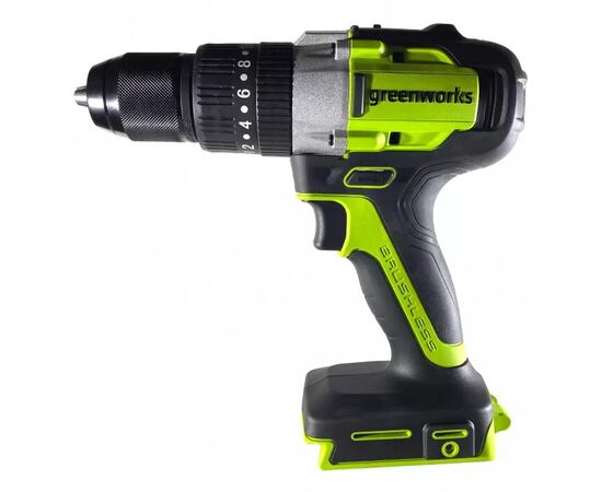 Дрель аккумуляторная GREENWORKS GD24DD60 24 V 3704107 без акк и з/у 