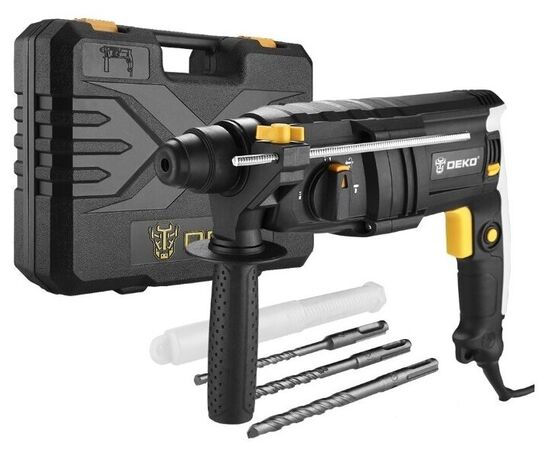  Перфоратор DEKO DKH 850W в кейсе с набором из 3 буров SDS+ 063-4116 