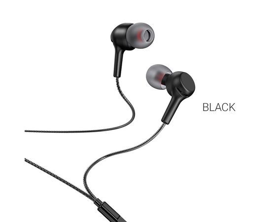  Наушники HOCO M78 El Placer universal earphones with microphone (черный) 
