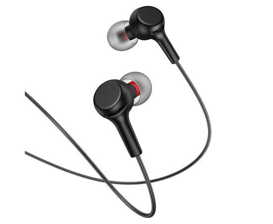  Наушники HOCO M78 El Placer universal earphones with microphone (черный) 