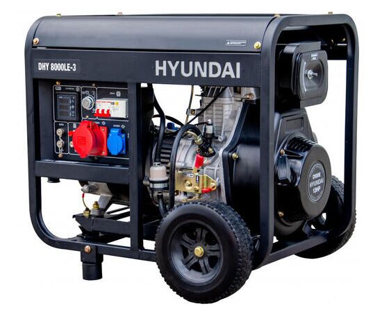  Генератор Hyundai DHY 8000LE-3 6.5кВт 