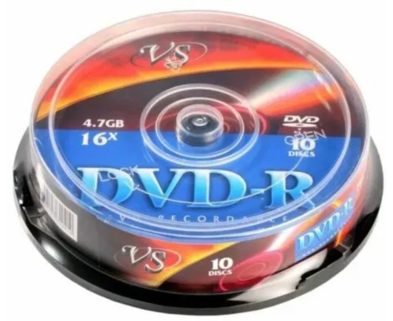 Купить vs dvd-r 4,7 gb 16x cb/10, (арт. vsdvdrcb1001) в Шатуре: цены ...