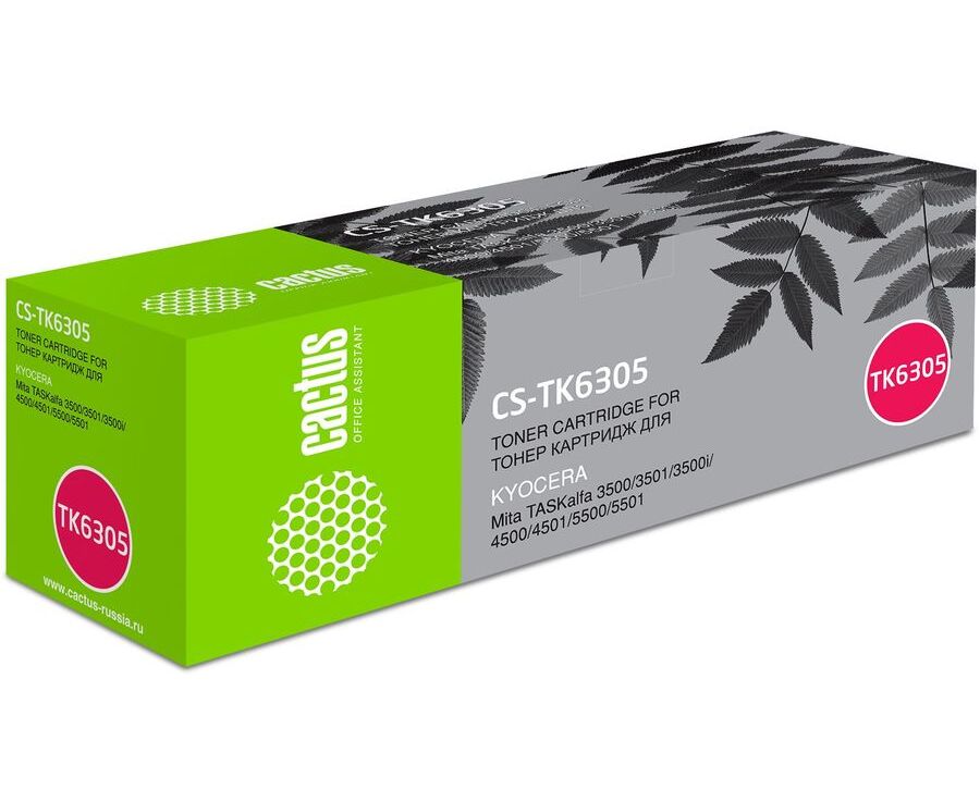 Купить тонер картридж cactus cs-tk6305 черный для kyocera mita taskalfa ...