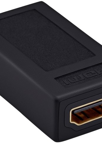 Адаптер аудио-видео Buro HDMI (f)/HDMI (f) Позолоченные контакты черный (BHP-ADP-HDMI-2.0)