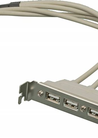 Адаптер USB Bracket 4xUSB2.0 Bulk