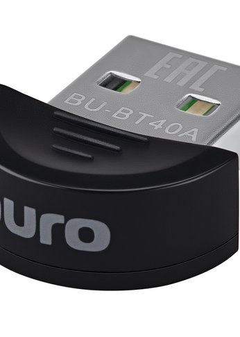 Адаптер USB Buro BU-BT40A Bluetooth 4.0+EDR class 1.5 20м черный