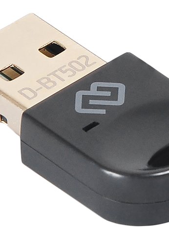 Адаптер USB Digma D-BT502 Bluetooth 5.0+EDR class 1.5 20м черный