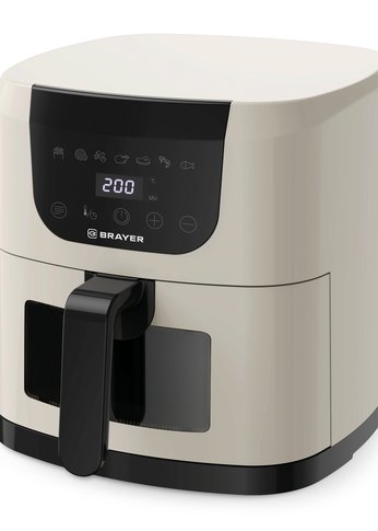 Аэрогриль Brayer BR2043 5л 1500Вт бежевый