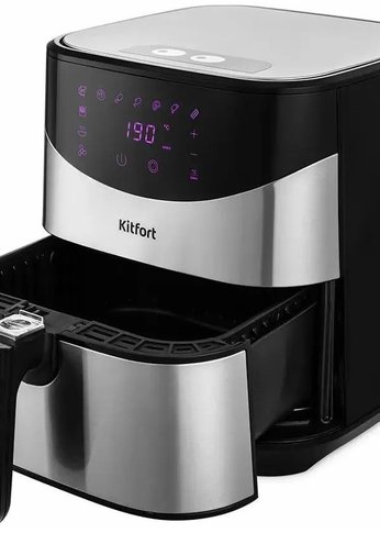 Аэрогриль Kitfort КТ-2231 5л 1700Вт серебристый