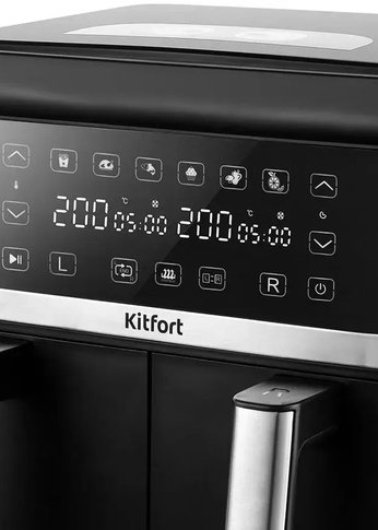 Аэрогриль Kitfort КТ-2248 2850Вт черный