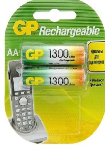 Аккумулятор GP 130AAHC AA 1300mAh (2шт)