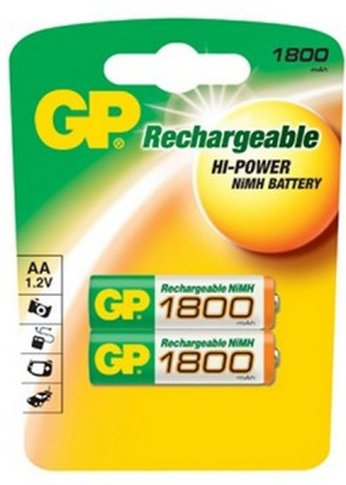 Аккумулятор GP 180AAHC AA NiMH 1800mAh (2шт)